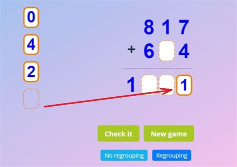 3 digit addition online games|3 DIGIT ADDITION: without / with Carry • COKOGAMES.